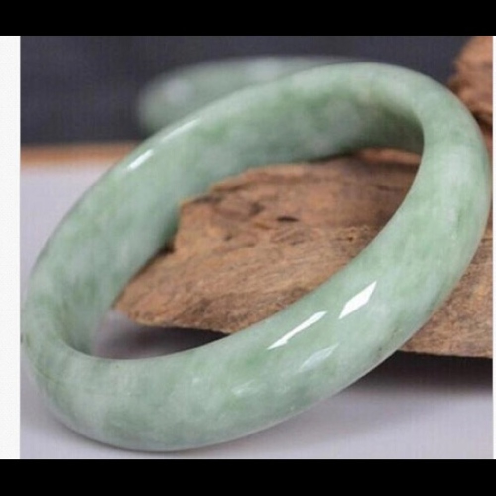 COPY - 100% Natural Grade A Jadeite Bangle 60MM